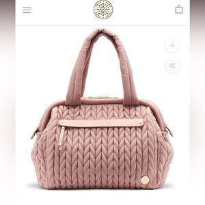 Paige Carryall Dusty Rose Diaper Bag